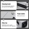 Professional Electric Film Anti-Static Dust Remover, CNC Machined, Adjustable Brush Pressure, for 135/120/4x5 Film, Darkroom Cleaning Equipment view 4
