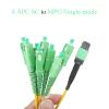 1PCS Single Mode 8-Core MPO to 8SC/APC Fiber Optic Patch Cable 1M/3M/5M/10M/15M/20M SM Jumpers for Telecom Network(5M) view 3