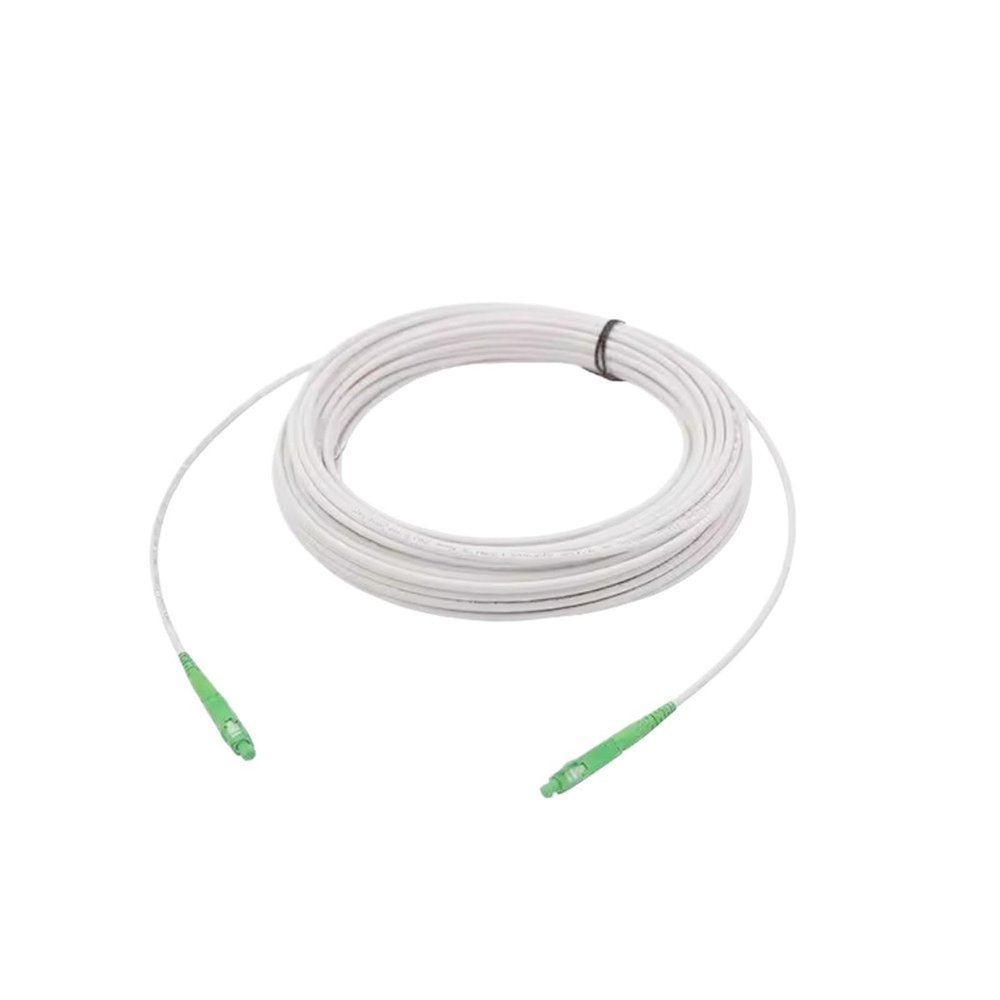 1pc Fiber Optic Cable SC/APC to SC/APC Drop Fiber Single-Mode Indoor Extension Cable Simplex Converter Patch Cord 3M/5M(5M SC APC to SC APC)