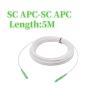 1pc Fiber Optic Cable SC/APC to SC/APC Drop Fiber Single-Mode Indoor Extension Cable Simplex Converter Patch Cord 3M/5M(5M SC APC to SC APC) view 2