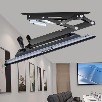 Ceiling TV Mount Bracket - Motorized Riser Mount, Teles Ceiling TV Mount with Auto Lift, Fits 32-70 Inch TVs, 0-85 Flip Up Ceiling Mount