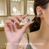 Clip on Earbuds Open Ear Accessories - Lightweight Clip-On Decor for Wireless Earbuds, Compatible with Bose Ultra Open Earbuds (Headphones not Included) (Silver) view 2