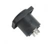 10PCS 4-Pin Neutrik Style Panel Socket - Compact Locking Connector for Power Amplifier Stage Rack (Black  10Pcs) view 4
