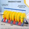 4 Rods Wire Spool Rack,Stainless Steel Cable Roll Holder For Industrial Workplace,Ribbon Organizer, Electrical view 2