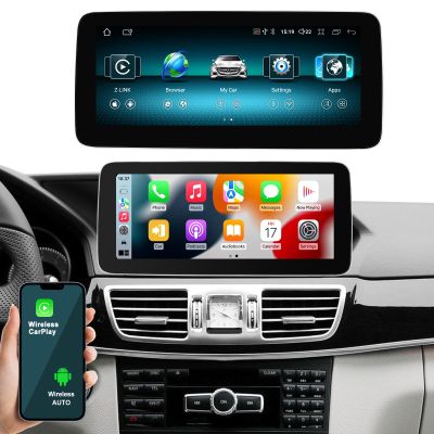 10.25 Inch Touchscreen Wireless CarPlay/Andriod Auto for 2009-2012 Benz E Class Series with NTG 4.0 System Chassis designations: W212/S212 Models