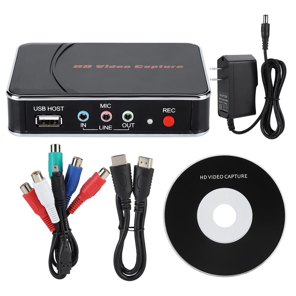 1080P HDMI Video Capture Box HD Game Capture for Xbox TV 100V-240V US