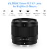 VILTROX AF 15mm F1.7 XF Lens for X-Mount, Ultra-Light Autofocus APS-C Wide-Angle Lens for Fuji X-Mount X-T5, X-T4, X-T3, X-T30 II, X-T30, X-T20, X-T200, X-T100, X-S20, X-E4, X-Pro3 view 2