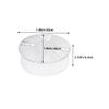 Balacoo 2pcs Extension Cord Holder Plastic Spool Organizer Cord Storage Reel for Electrical Wire Cable Rope with Firm Shaft Design and Large Capacity Reusable and Practical Storage view 2