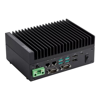 ASUS EBS-S510W Fanless Embedded Computer for Edge AI & IoT, Intel Core Ultra 7 265U, 16GB DDR5, 1TB SSD, DisplayPort, HDMI, Dual-LAN, Multiple USB and COM Ports, Wi-Fi, 9-36V DC