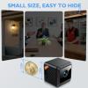 ROUWINNE Mini Hidden Camera, Wireless WiFi/No WiFi Nanny Cam Security with Strong Adsorption, Motion Detection, Night Vision, Cloud & SD Storage, App Control for Home Baby Pet Office view 3
