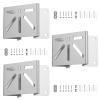 3Pcs Stainless Steel Exterior Outside Wall Corner Mount for PTZ Camera, Monitoring Area up to 270, Wall Corner Bracket Compatible with Eufy Floodlight Camera, Include Screws & Washers view 1