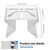 3Pcs Stainless Steel Exterior Outside Wall Corner Mount for PTZ Camera, Monitoring Area up to 270, Wall Corner Bracket Compatible with Eufy Floodlight Camera, Include Screws & Washers view 2