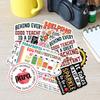 10 Pcs Paraprofessional Stickers Pack  Funny Teaching Assistant Decals for Laptop, Notebook, Water Bottle, Gift for Paraeducators, Teacher Aides, Classroom Staff (Normal, 6 Inch) view 3
