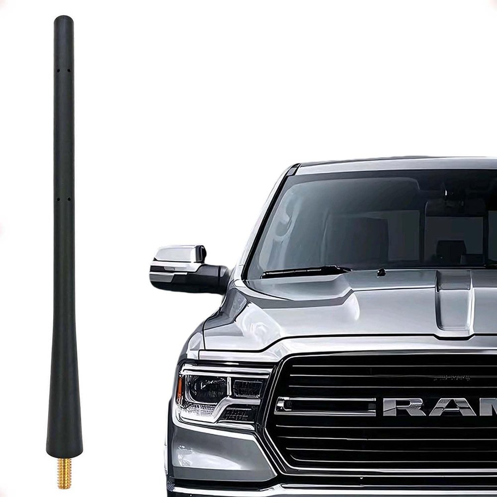 VAGMI 7 1/2 Inch Antenna Compatible with Dodge Ram 1500 2500 3500 1996-2025,Car Wash Proof, Easy Installation,Strong Reception,for Dodge Ram Antenna Replacement