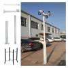 MZZKFC Security Camera Mounting Bracket Extender Pole Long, 7 8 10 12 13 15 16 20ft Galvanized Steel Surveillance Camera Pole Post, Floor Security Camera Holder(B,2m-78 7/10") view 1