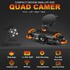 4 Channel Dash Cam 360 View, TOPGOOSE 2K Front and Rear Inside, Left Right Dash Camera for Cars, 8 IR Lamps Night Vision, 5G WiFi & APP Control, G-Sensor, Parking Mode, with a Free 64GB SD Card view 2