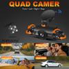 4 Channel Dash Cam 360 View, TOPGOOSE 2K Front and Rear Inside, Left Right Dash Camera for Cars, 8 IR Lamps Night Vision, 5G WiFi & APP Control, G-Sensor, Parking Mode, with a Free 64GB SD Card view 3