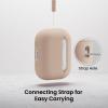ORNARTO Compatible with AirPods Pro 3 Case 2025, Full Protective Hybrid Silicone for AirPods Pro 3rd Generation Case, Front LED Visible Skin Cover-Nude Taupe view 3