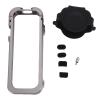 ciciglow Camera Cage Fit for X5, Aluminum Alloy Protective Case with Lens Cover, Wind Muff, Action Camera Frame Case with 1/4 Inch Screw Hole, 2 Cold Shoe Mounts view 1