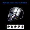 Yoidesu Motorcycle Helmet Headset with HiFi Sound, Noise Cancellation, Helmet Speakers Headphones with Mircrophone, IP65 Water Proof, Voice Assistant view 2