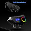 Yoidesu Motorcycle Helmet Headset with HiFi Sound, Noise Cancellation, Helmet Speakers Headphones with Mircrophone, IP65 Water Proof, Voice Assistant view 4