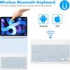 SENLAN Keyboard Case for Xiaomi Redmi Pad SE 11 inch 2023Detachable Magnetic Bluetooth Keyboard Slim PU Leather Cover with Pen Holder Colorful KeysBlack view 4