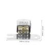 DIYEAH Stereo Cassette Tape Recorder Magnetic Head Metal Replacement Accessory Compatible with Various Models Audio Cassette Stereo Head for Maintenance and Repair with Button Control view 3
