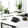 GARIOUANS Vertical Adjustable Laptop Stand Double Desktop Holder for Books and Laptops Space Saving Organizer Rack with Polished Finish for Reading and Workspace Optimization view 4