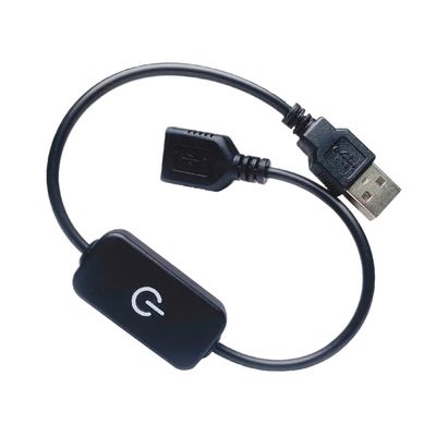 Treayes USB Touch Dimmer Switch DC 5V / Black 0-100% Brightness Adjust Controller for USB 5V Strip(Black)