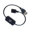 Treayes USB Touch Dimmer Switch DC 5V / Black 0-100% Brightness Adjust Controller for USB 5V Strip(Black) view 1