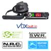Bill III FCC AM/FM CB Radio with DIGIMIKE Microphone, Ultra-Compact with P Channels, NRC, Weather Channel, Scan Skip, ASC, VOX, USB Port, 7 Color Display with Lumintrail Keychain view 2