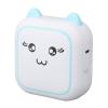 Luocute Mini Pocket Printer, Inkless Thermal Portable Printer with Printing Paper, APP Operation, Suitable for Notes Journal Memo Photo Study (Blue) view 1