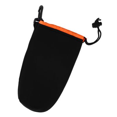 Operitacx Neoprene Camera Lens Pouch Bag with Buckle Protective Lens Holder for DSLR and Mirrorless Cameras for Photographers Xl
