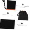 Operitacx Neoprene Camera Lens Pouch Bag with Buckle Protective Lens Holder for DSLR and Mirrorless Cameras for Photographers Xl view 4