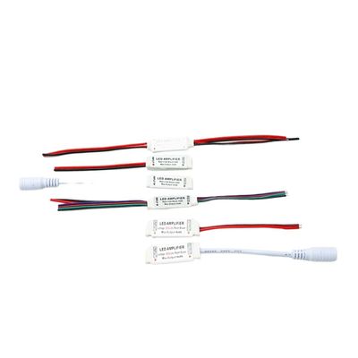 Treayes 1Pcs Single Color/RGB/RGBW Amplifier DC 5V 12V 24V 12A 16A Power Repeater Console Controller for SMD 3528 5050 Strip(RGBW Type 1)