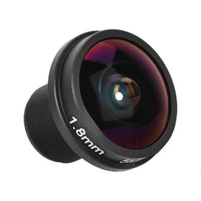 1.8mm Fisheye Lens Thread 180 Wide Angle CCTV Camera Lens, 5MP HD for Surveillance, Compatible with 1/3inch and 1/4inch CCD, Camera Replacement Len Easy Install for Home or Office