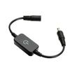 Treayes ITouch Dimmer Switch 12V 24V / Black Controller with DC Female & Male Plug for Single Color Strip(Black) view 1