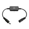 Treayes ITouch Dimmer Switch 12V 24V / Black Controller with DC Female & Male Plug for Single Color Strip(Black) view 3
