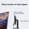 HP 27" QHD IPS Monitor with 5ms Response Time, Anti Glare, Flicker Free, VESA Mount (100 x 100 mm), VGA, HDMI, Black/Silver Color 2 Pack with DKZ Hub & ErgoFlexy Dual Monitor Mount view 3