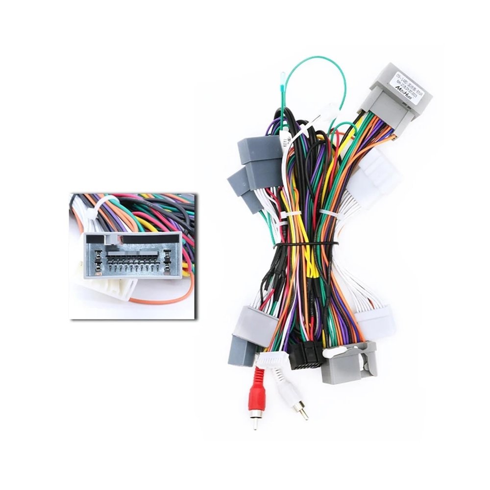 16 Pin Car Radio Power Cable Compatible for Honda Odyssey 2009-2014 Wiring Harness and Canbus Box Android Radio Multimedia No 2DIN
