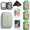 Fujifilm INSTAX Mini Link 3 Smartphone Printer with INSTAX Mini Instant Film and Sunshine Microfiber Cleaning Cloth... (3 Twin Pack (60 Sheets), Sage Green) view 1