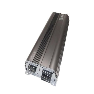 DOWN4SOUND JP34 AB Gray 4 Channel Car Audio Amplifier | 590W RMS Class AB Power Amp | Car Stereo Speaker Amplifier | High-Performance Automotive Sound