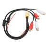 Line Output Converter, ABS Easy Installation Car Line Out Adapter Audio Input Cable for CD Player view 2