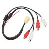 Line Output Converter, ABS Easy Installation Car Line Out Adapter Audio Input Cable for CD Player view 3