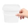 PP Plastic Water Bucket White with Handle and Lid, 1l view 4