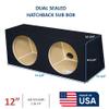 12" Dual Sealed Hatchback sub Box Speaker Box subwoofer Enclosure Stereo car Audio Home Audio view 2