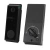 Depisuta Keyless Entry Door Lock Keypad, Smart Lock with Fingerprint IC Card Key Password, App Control Electronic Keypad Deadbolt for Front Door Bedroom Exterior view 3