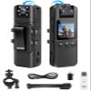 SPIKECAM Computer-Free Body Cameras with Audio and Video Recording, 6 Hrs 1080P Personal Small Bodycam with Photo, Night Vision, SOS Sound, Wearable Body Cam for Security, Running, Biking 128G view 1