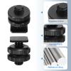 PATIKIL Hot Shoe Adapter 3/8" Male, 1 Pcs Hot Shoe Mount Adapter Camera Mount Screw Camera Video Light Converter for Microphone Holder Accessories 1.06x0.91x0.91 Inch view 3
