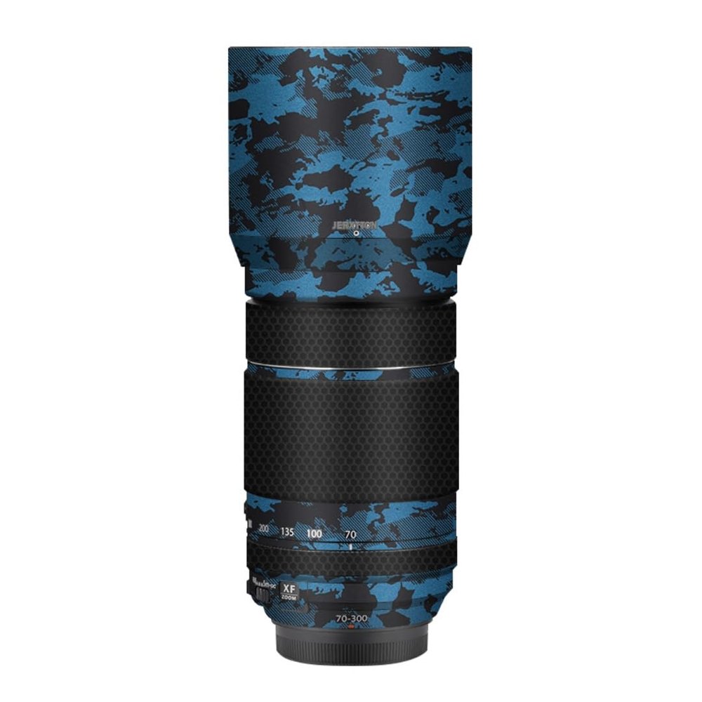 XF 70-300 Anti-Scratch Camera Lens Skin Vinyl Sticker for Fujifilm XF 70-300mm F4-5.6 Coat Protective Film Decals (Knight Blue)